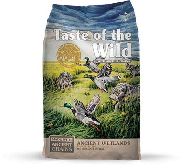 Taste Of The Wild Ancient Wetlands Canine Recipe- 28lb