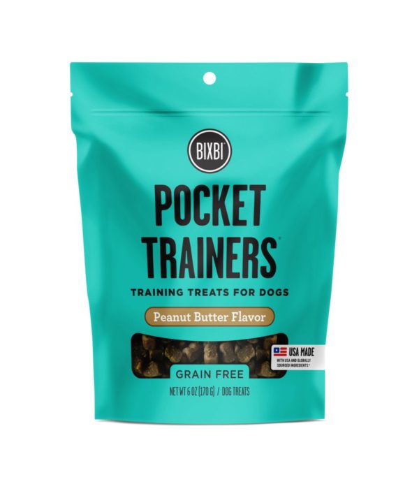 Bixbi Pocket Trainers Peanut Butter/ Grain Free Dog Treats