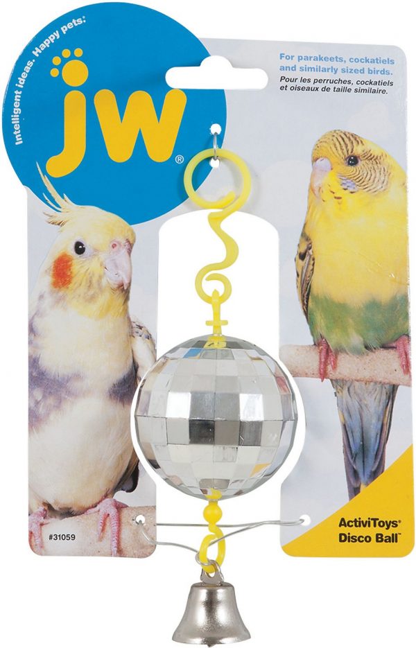 JW Pet ActiviToys Disco Ball: Small/Medium Bird Toy