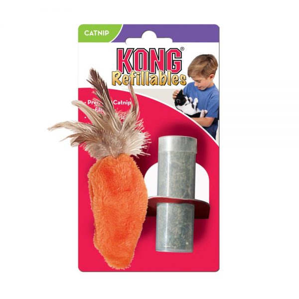 KONG Refillables: Refillable Carrot/ Catnip Toy