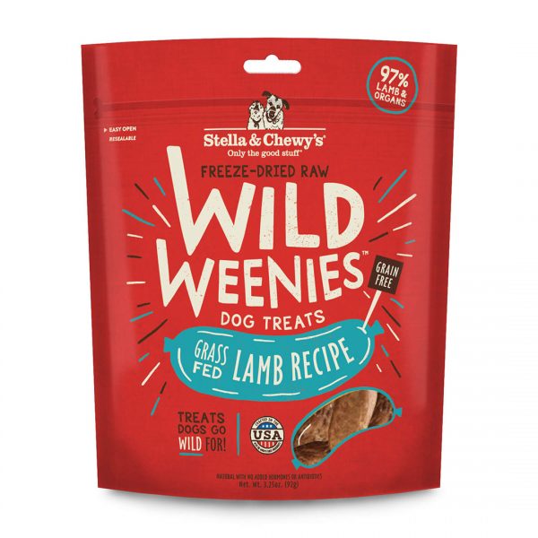 Wild Weenies Lamb Recipe Freeze Dried Dog Treats