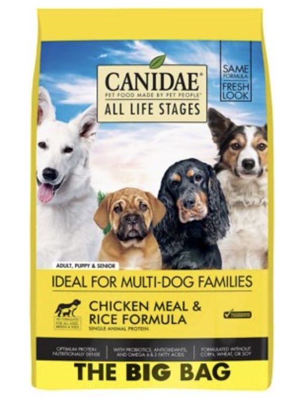 CANIDAE All Life Stages Chicken Meal & Rice Formula Dry Dog Food 44lb