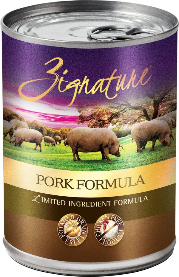 Zignature Pork Formula Grain-Free Canned Dog Food