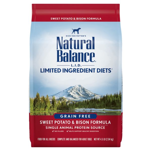 Natural Balance Bison & Sweet Potato grain free formula