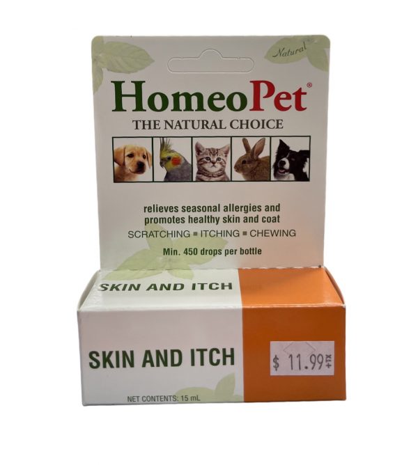 HomeoPet Skin & Itch Dog, Cat, Bird & Small Animal Supplement, 450 drops