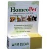 HomeoPet WRM Clear Dog, Cat, Bird & Small Animal Supplement, 450 drops (Dewormer) - Image 3