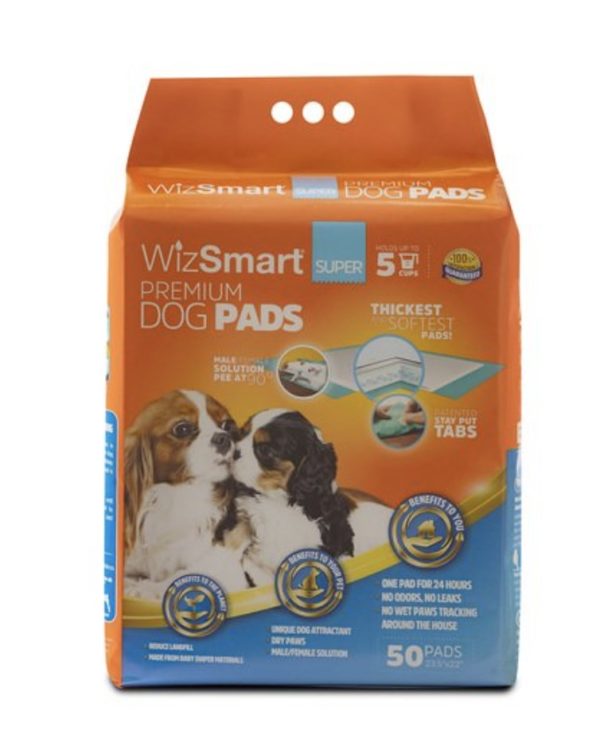 WizSmart Premium Dog Pads- 50ct