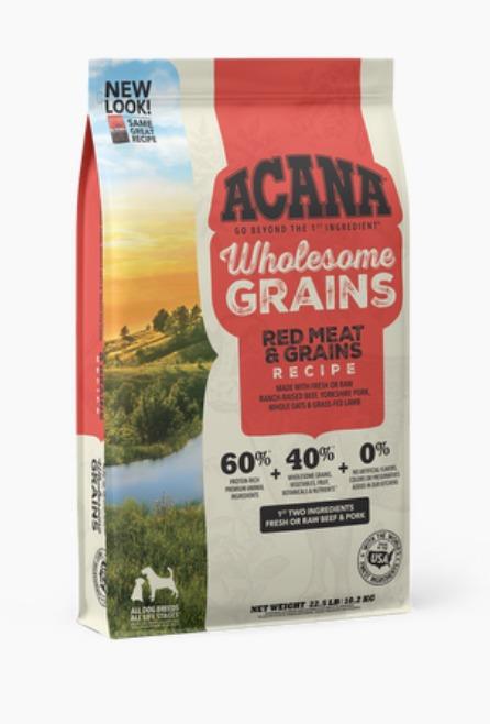 Acana Wholesome Grains Red Meat & Grains Recipe - Petlypro