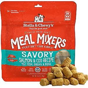 Stella And Chewys Freeze Dried Meal Mixers Savory Salmon and Cod 18oz