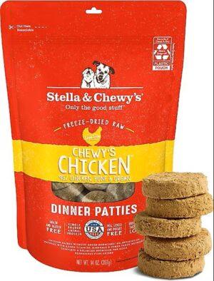 Stella And Chewys Freeze Dried Dinner Patties Chewy Chicken 14oz