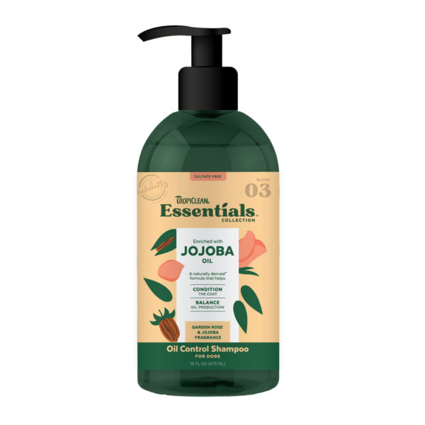 TROPICLEAN ESSENTIALS JOJOBA OIL SHAMPOO