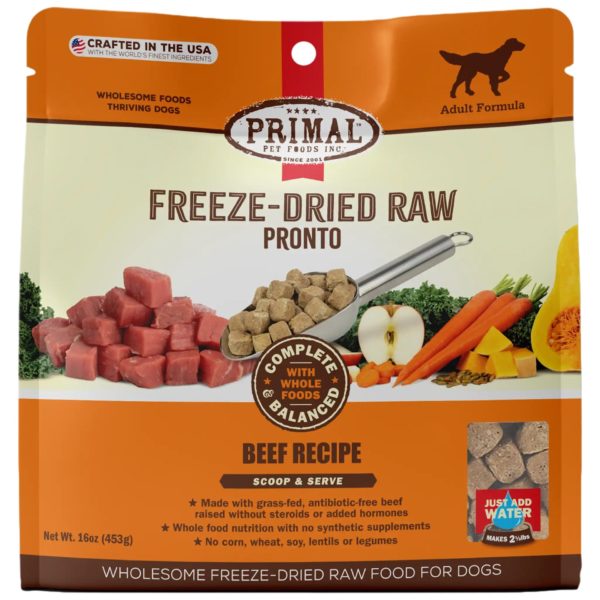 Primal Freeze Dried Pronto Beef Recipe 16oz