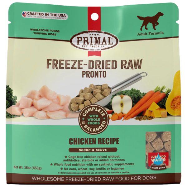 Primal Freeze Dried Pronto Chicken Recipe 7oz