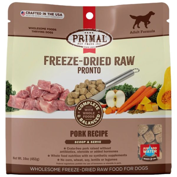 Primal Freeze Dried Pronto Pork Recipe 7oz