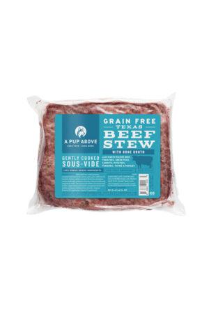 A Pup Above Texas Beef Stew Sous-Vide, Gently Cooked Frozen Dog Food