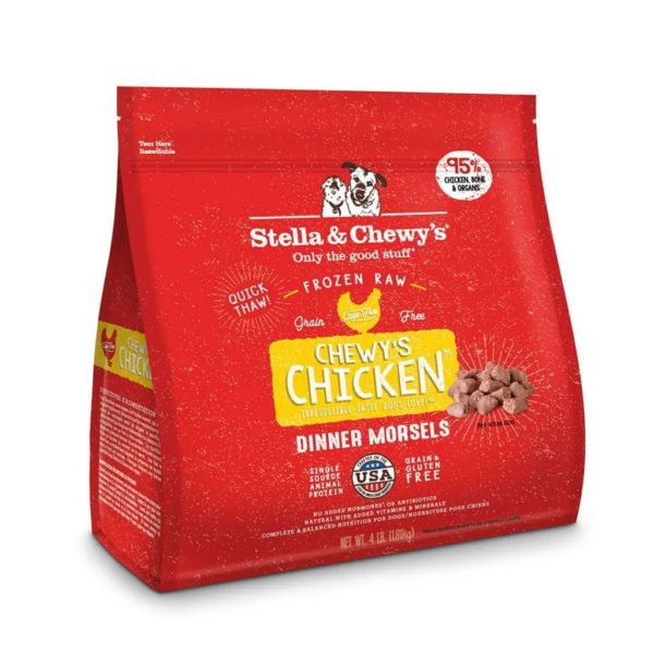 Stella & Chewy Frozen Raw Chicke Dinner Morsels 4lb