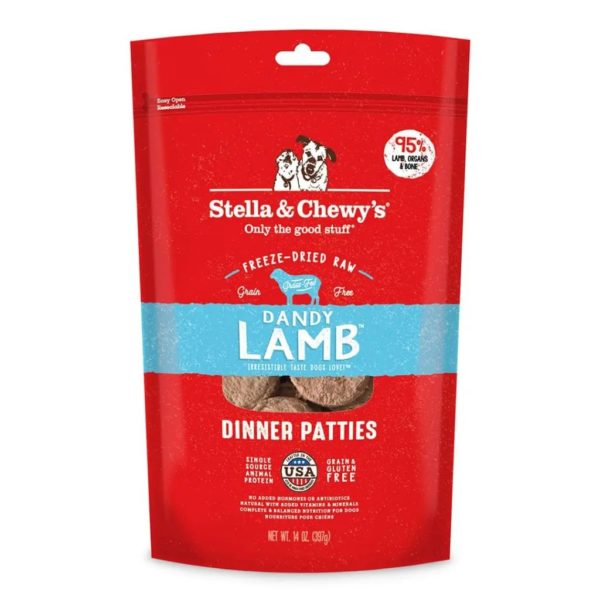 Stella And Chewys Freeze Dried Dinner Patties Dandy Lamb 14oz