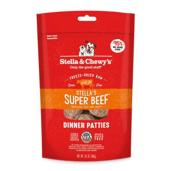 Stella & Chewys Freeze Dried Dinner Patties Super Beef 5.5oz