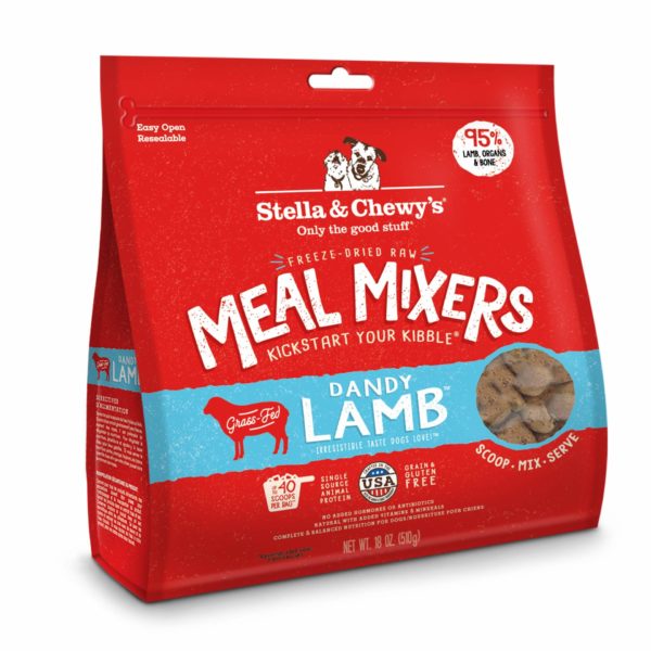 Stella And Chewys Freeze Dried Meal Mixers Dandy Lamb 18oz