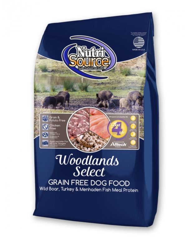 Nutri Source Dog Woodlands Select Grain Free 26 lb