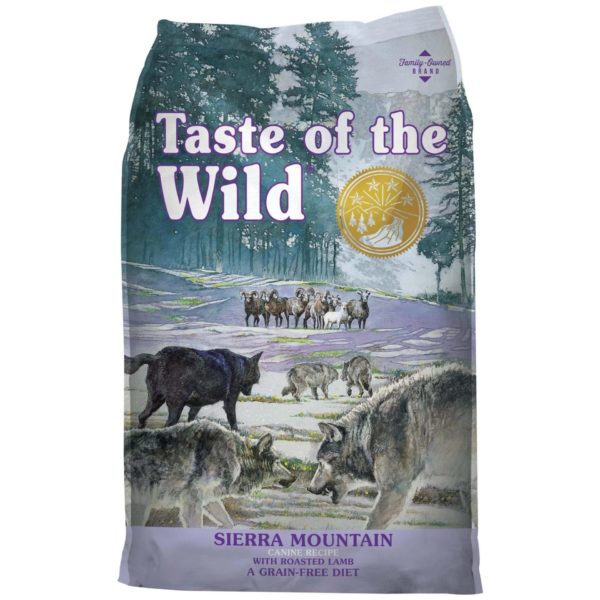 Taste Of The Wild Sierra Mountain Grain-Free Dry Dog Food- 28lb