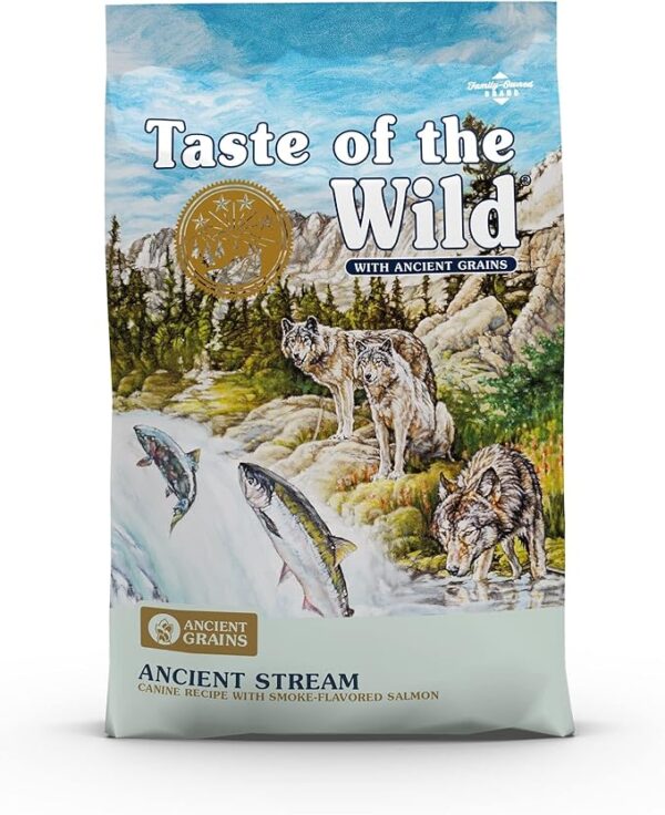 Taste Of The Wild Ancient Stream Canine Recipe With Smoke-Flavored Salmon And Ancient Grains 14lb