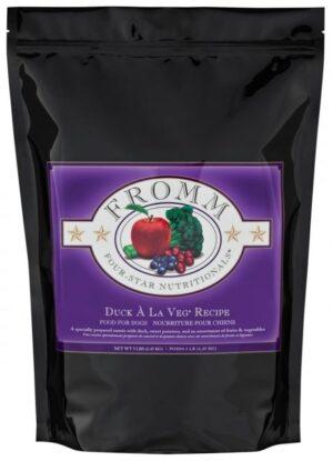 Fromm Four-Star Nutritional's Duck A La Veg Dog Food - Premium Dry Dog Food - All Life Stages- 26lb