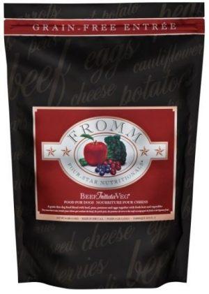 Fromm Four-Star Nutritionals Beef Frittata Veg Dog Food - Premium Dry Dog Food - All Life Stages- 26lb