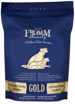 Fromm Gold Nutritional's Reduced Activity Senior Chicken Recipe Premium Dry Dog Food, with Probiotics- 30lb