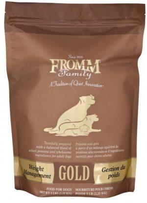 Fromm Gold Weight Management Turkey Recipe,  Premium Dry Dog Food with Probiotics- 30lb