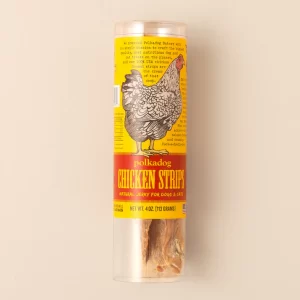 Polkadog Chicken Strips Natural Jerky for Dogs & Cats 4oz