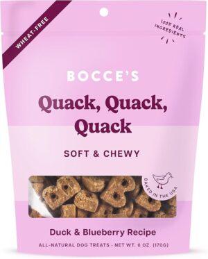 Bocce's Bakery Quack, Quack, Quack Soft & Chewy Dog Treats 6oz