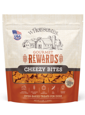 Wholesomes Gourmet Rewards Cheezy Bites Dog Biscuits 3lb